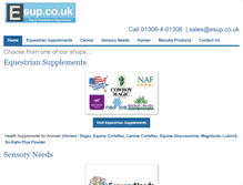 Tablet Screenshot of esup.co.uk