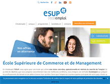 Tablet Screenshot of esup.fr